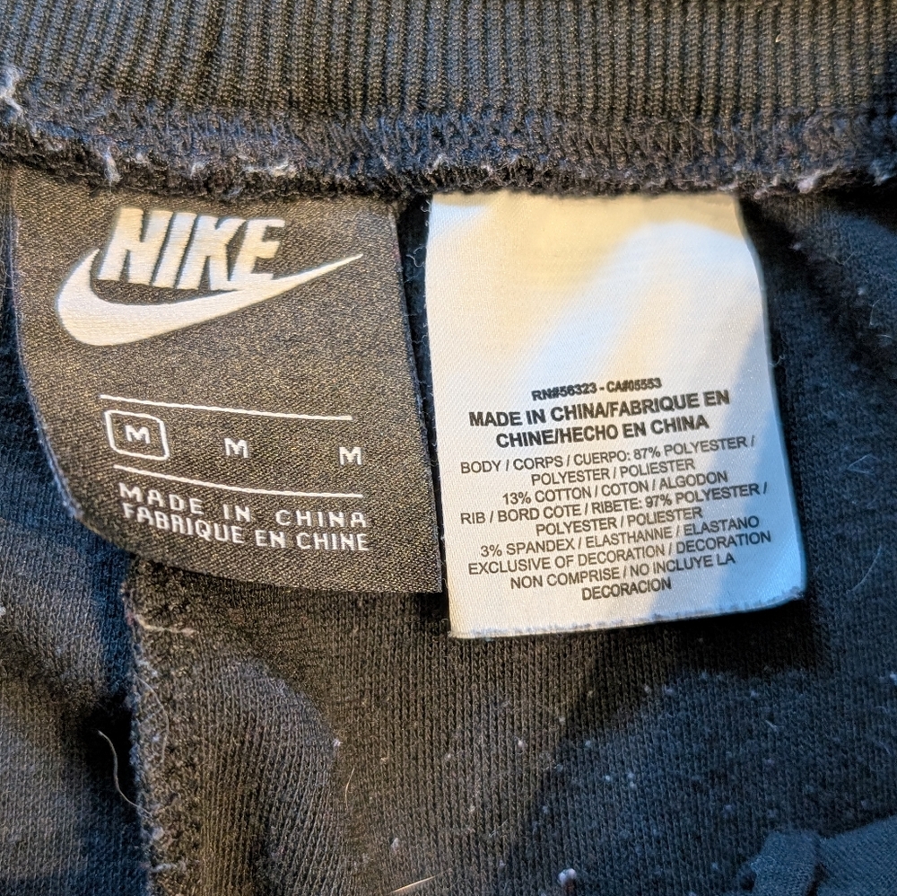 Nike Air Joggers Black with Rose Gold Logo | Size Medium - Picture 3 of 6